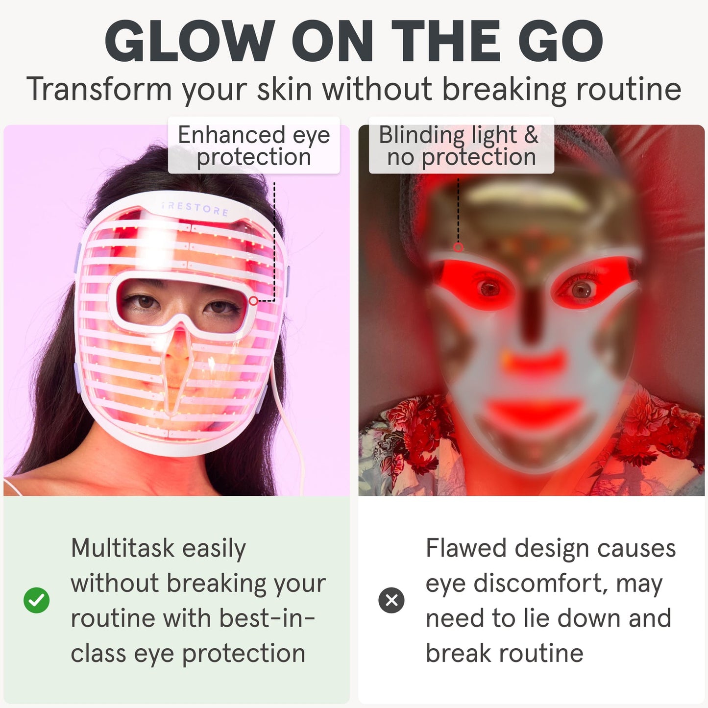 iRESTORE Illumina Face Mask