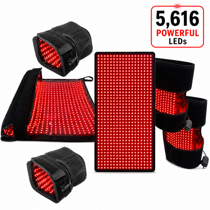 Red Light Therapy Hand & Foot Wellness Kit – 5 Device Dual-Wavelength System