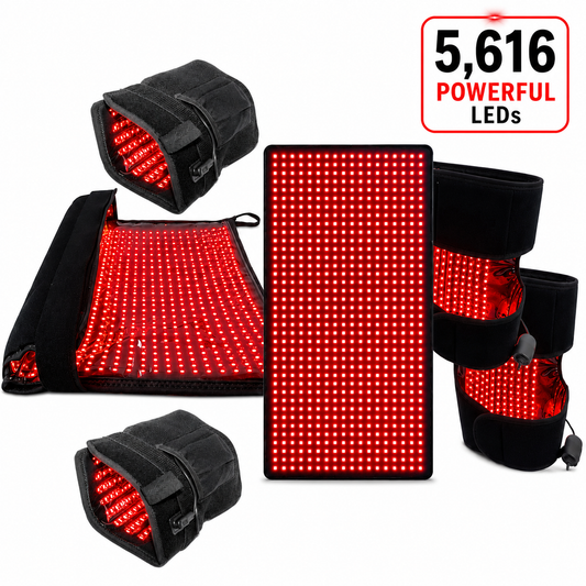 Red Light Therapy Hand & Foot Wellness Kit – 5 Device Dual-Wavelength System