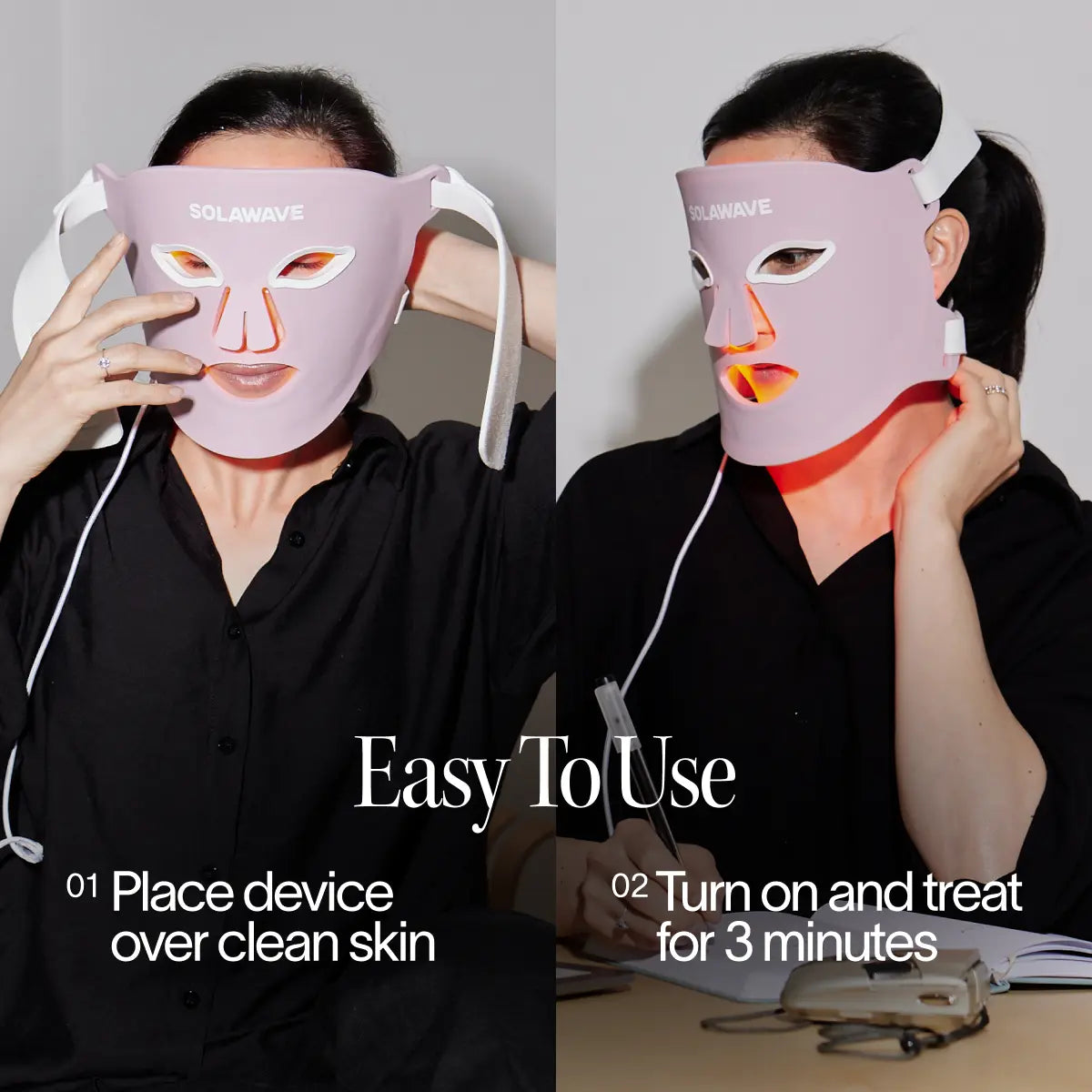 Wrinkle Retreat Pro LED Face Mask – Red & Infrared Light Therapy