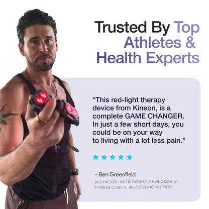 Kineon MOVE+ Pro Joint Recovery System | Red Light & Laser Therapy