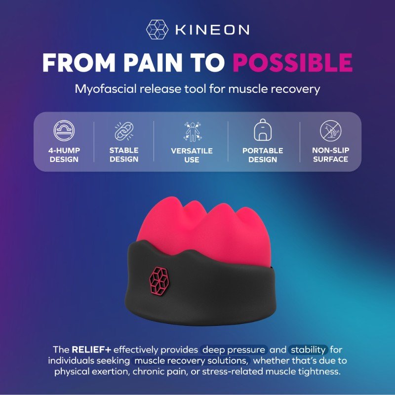 Kineon RELIEF+ Red Light Therapy Device for Muscle & Joint Relief