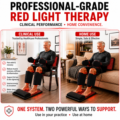 Red Light Therapy Hand & Foot Wellness Kit – 5 Device Dual-Wavelength System