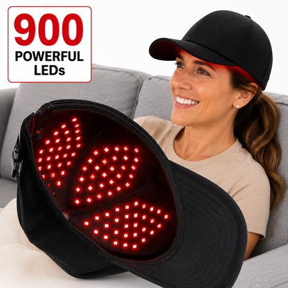 Red Light Therapy Hat – 900 LED Scalp Light Therapy Cap